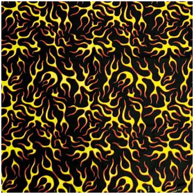 BANDANNA Flames - 12 pack 22" Square