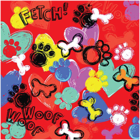 BANDANNA Fetch 22" Square