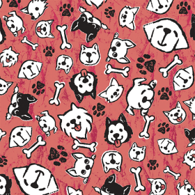 BANDANNA My Pups Red 12pk 22" x 22"