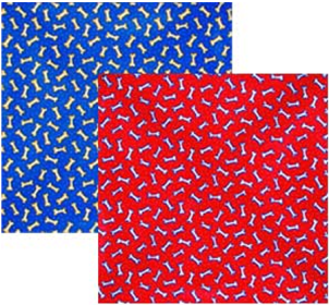 BANDANNA Tossed Bones Assorted 22" Square