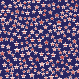 BANDANNA Patriotic American Stars  22" x 22"