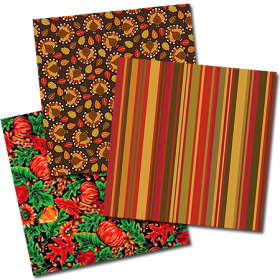 BANDANNA Fall Assorted 12 pack 22" Square
