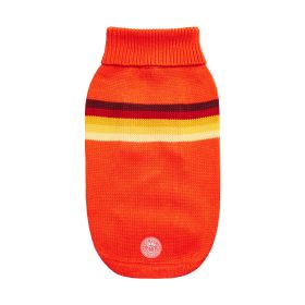 GF Pet Retro Sweater (Color: Orange, size: 3XS)