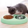 Pet Feeder Bowls for Puppy Medium Dogs Cats stainless stell